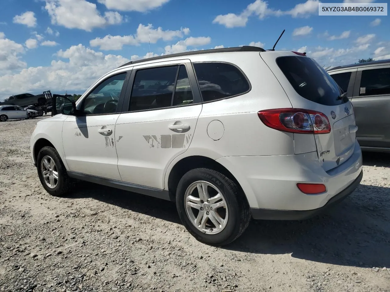 2011 Hyundai Santa Fe Gls VIN: 5XYZG3AB4BG069372 Lot: 72631194