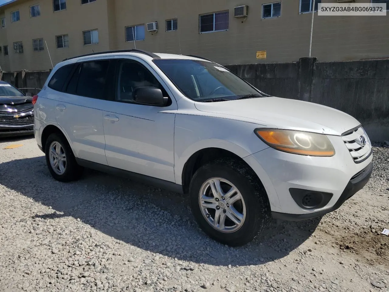 2011 Hyundai Santa Fe Gls VIN: 5XYZG3AB4BG069372 Lot: 72631194