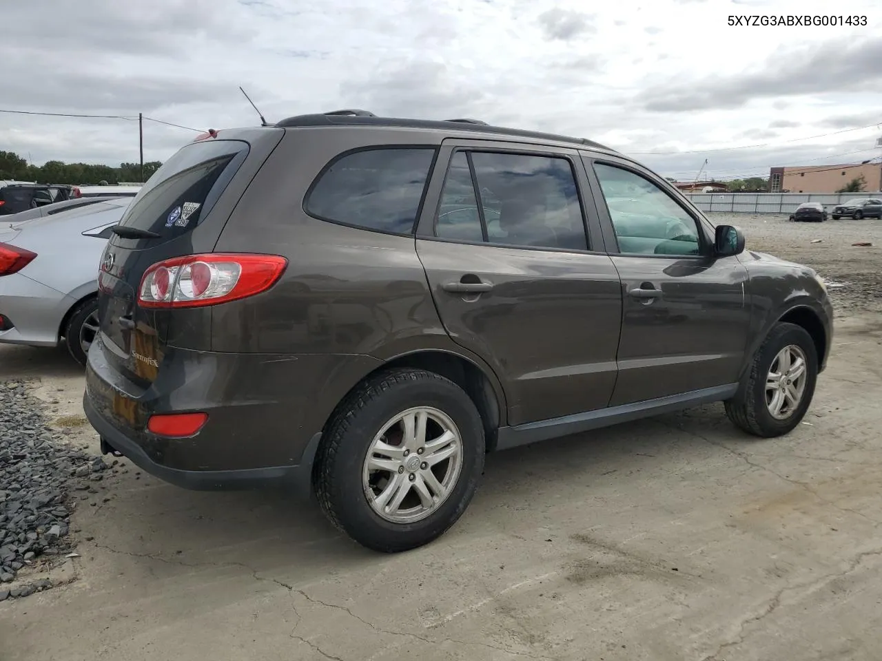 2011 Hyundai Santa Fe Gls VIN: 5XYZG3ABXBG001433 Lot: 72720384