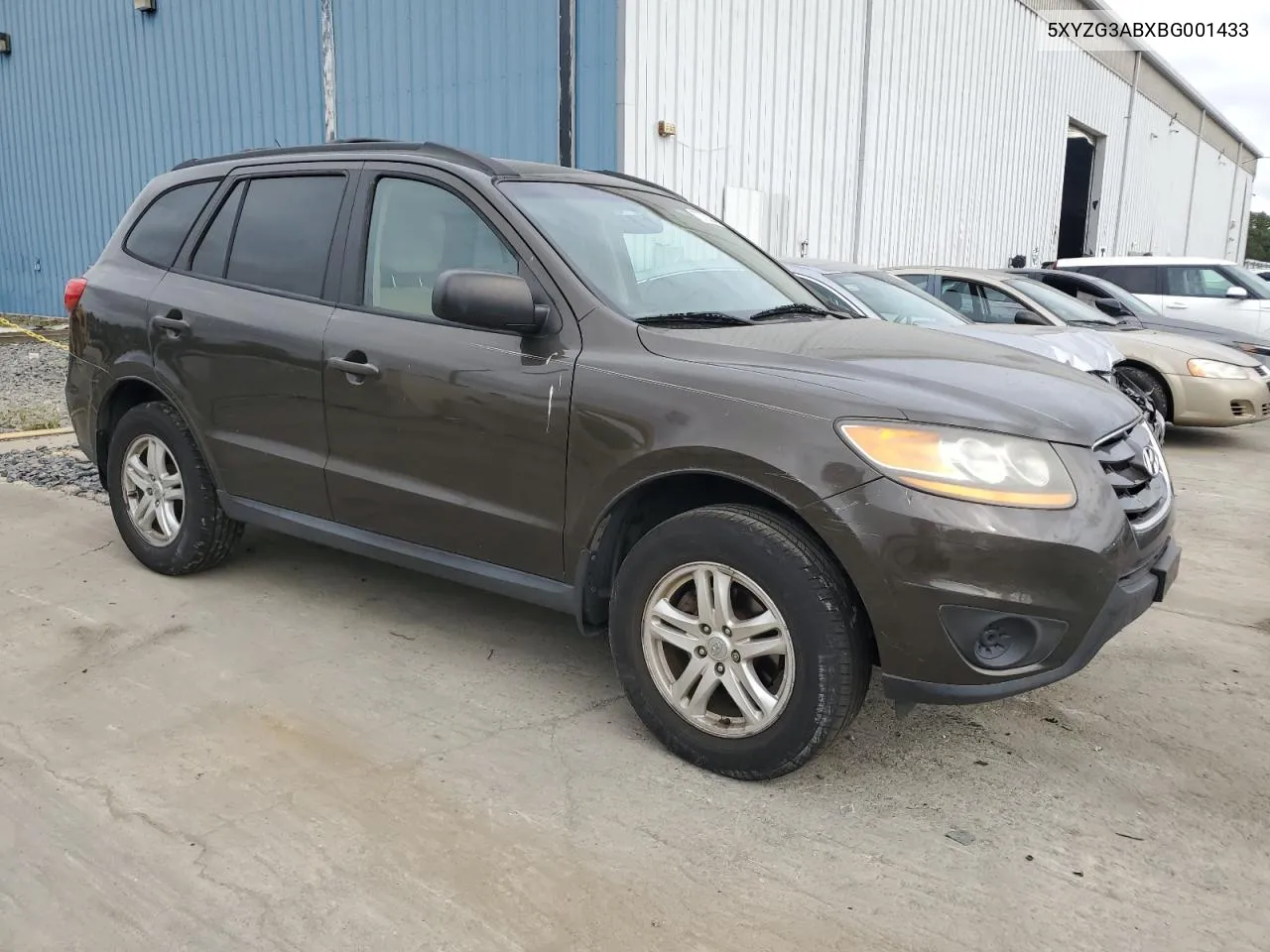 2011 Hyundai Santa Fe Gls VIN: 5XYZG3ABXBG001433 Lot: 72720384