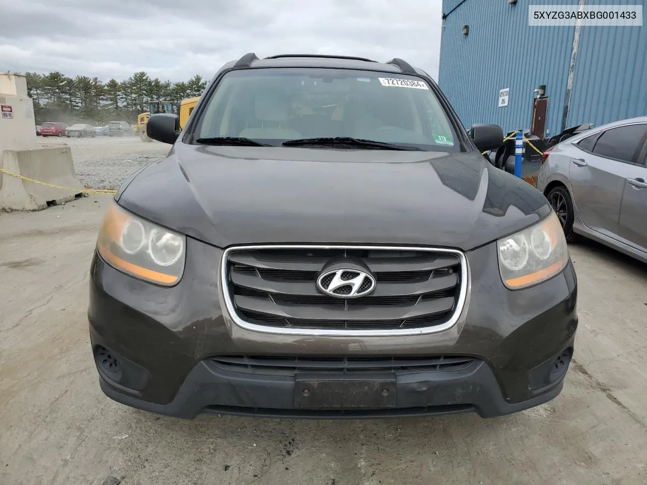 2011 Hyundai Santa Fe Gls VIN: 5XYZG3ABXBG001433 Lot: 72720384