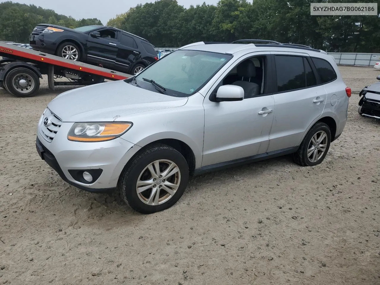 2011 Hyundai Santa Fe Se VIN: 5XYZHDAG7BG062186 Lot: 72780214