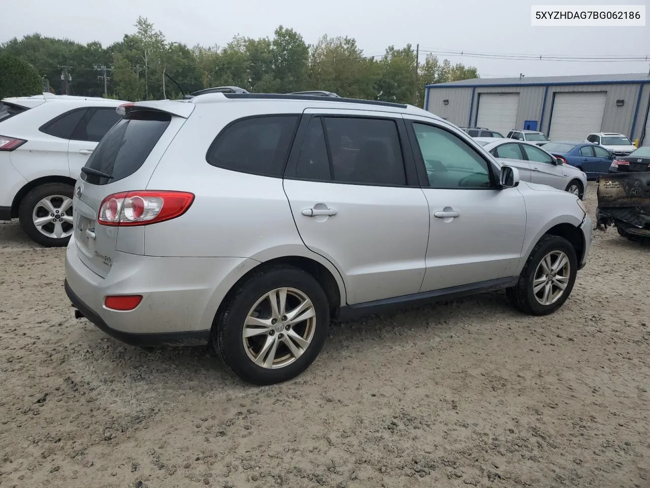 2011 Hyundai Santa Fe Se VIN: 5XYZHDAG7BG062186 Lot: 72780214