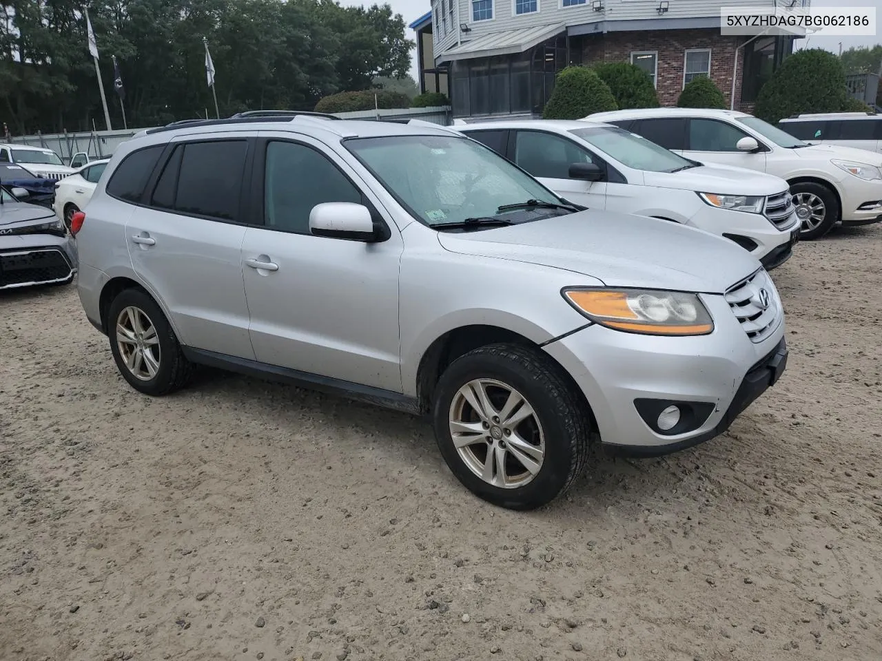 2011 Hyundai Santa Fe Se VIN: 5XYZHDAG7BG062186 Lot: 72780214