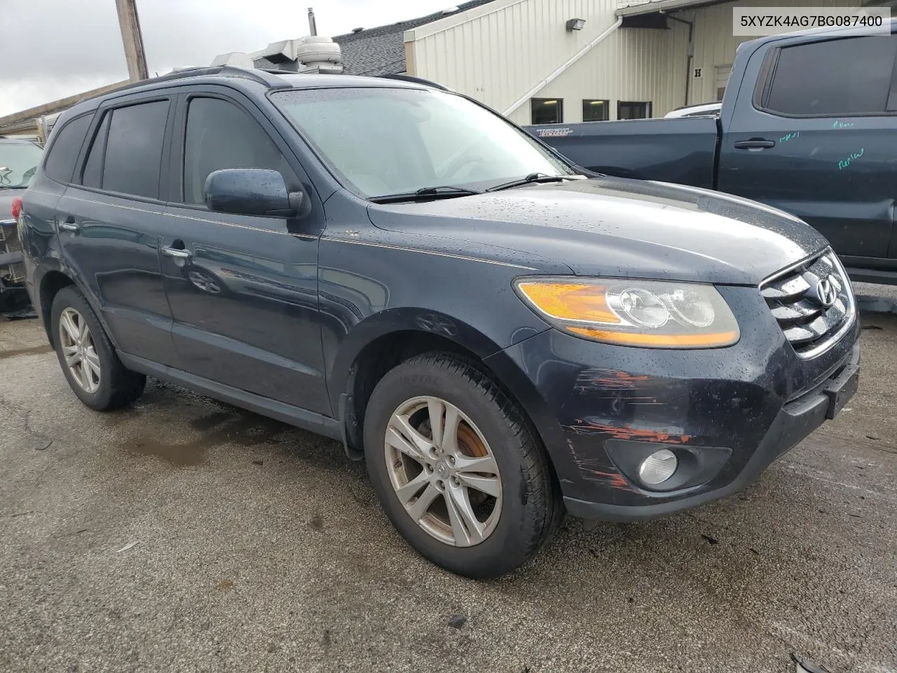 2011 Hyundai Santa Fe Limited VIN: 5XYZK4AG7BG087400 Lot: 73178834