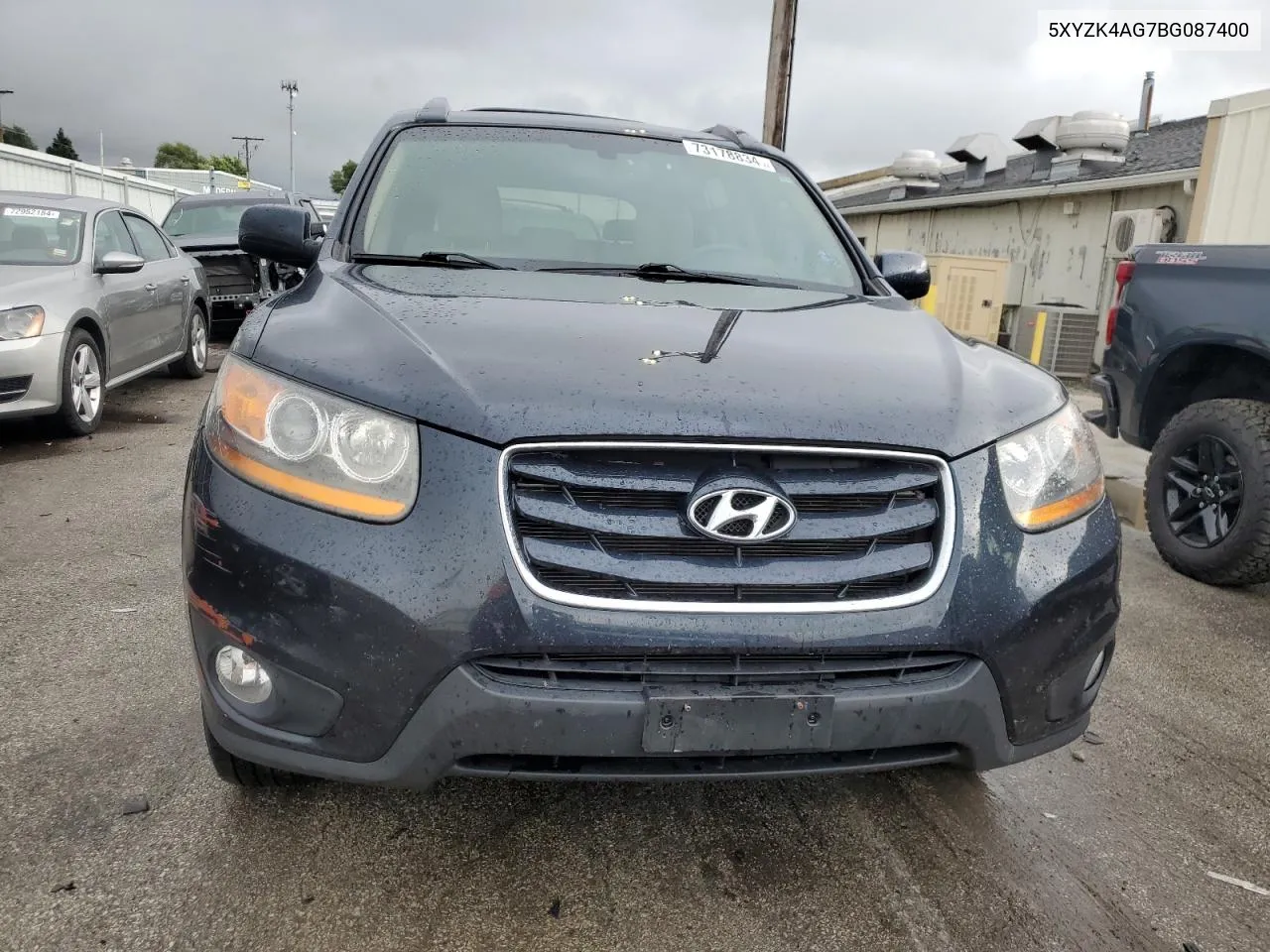 2011 Hyundai Santa Fe Limited VIN: 5XYZK4AG7BG087400 Lot: 73178834