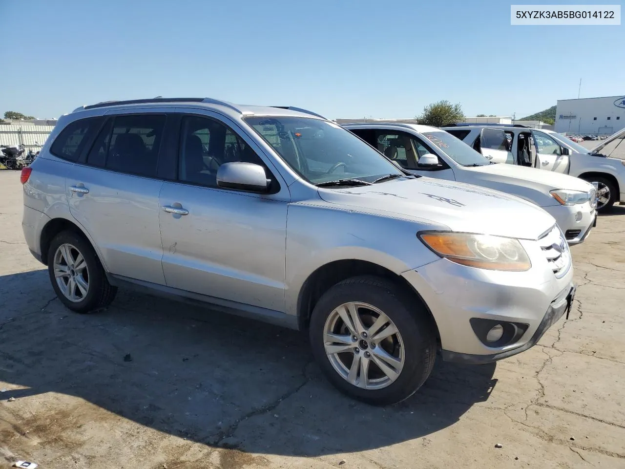 2011 Hyundai Santa Fe Limited VIN: 5XYZK3AB5BG014122 Lot: 73597074