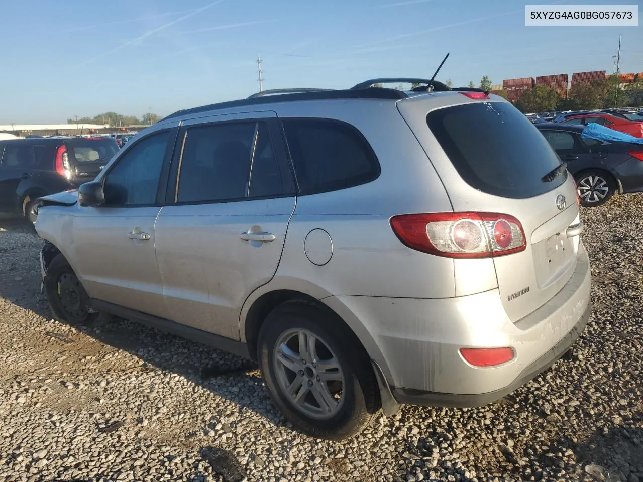 2011 Hyundai Santa Fe Gls VIN: 5XYZG4AG0BG057673 Lot: 74096774