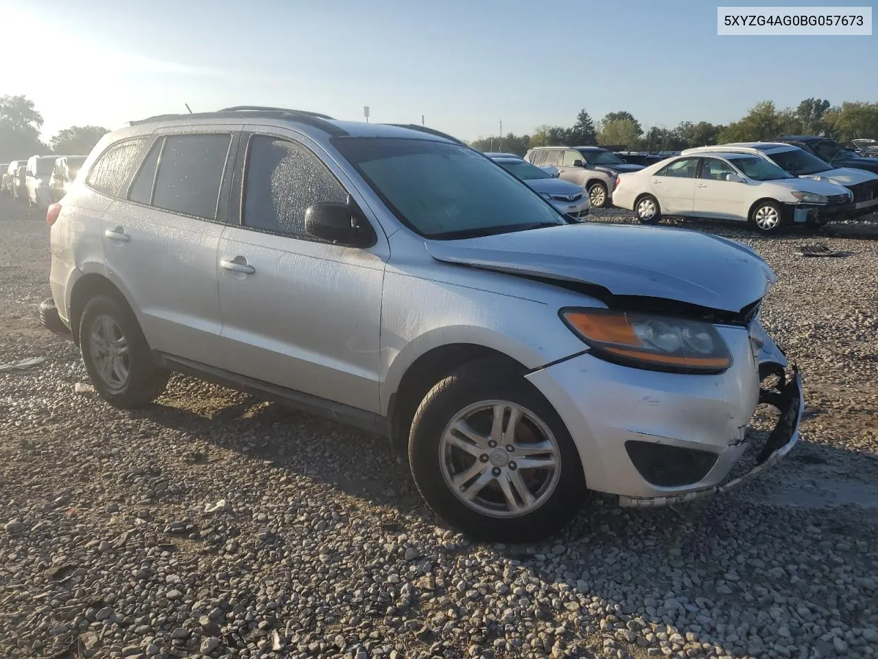 2011 Hyundai Santa Fe Gls VIN: 5XYZG4AG0BG057673 Lot: 74096774