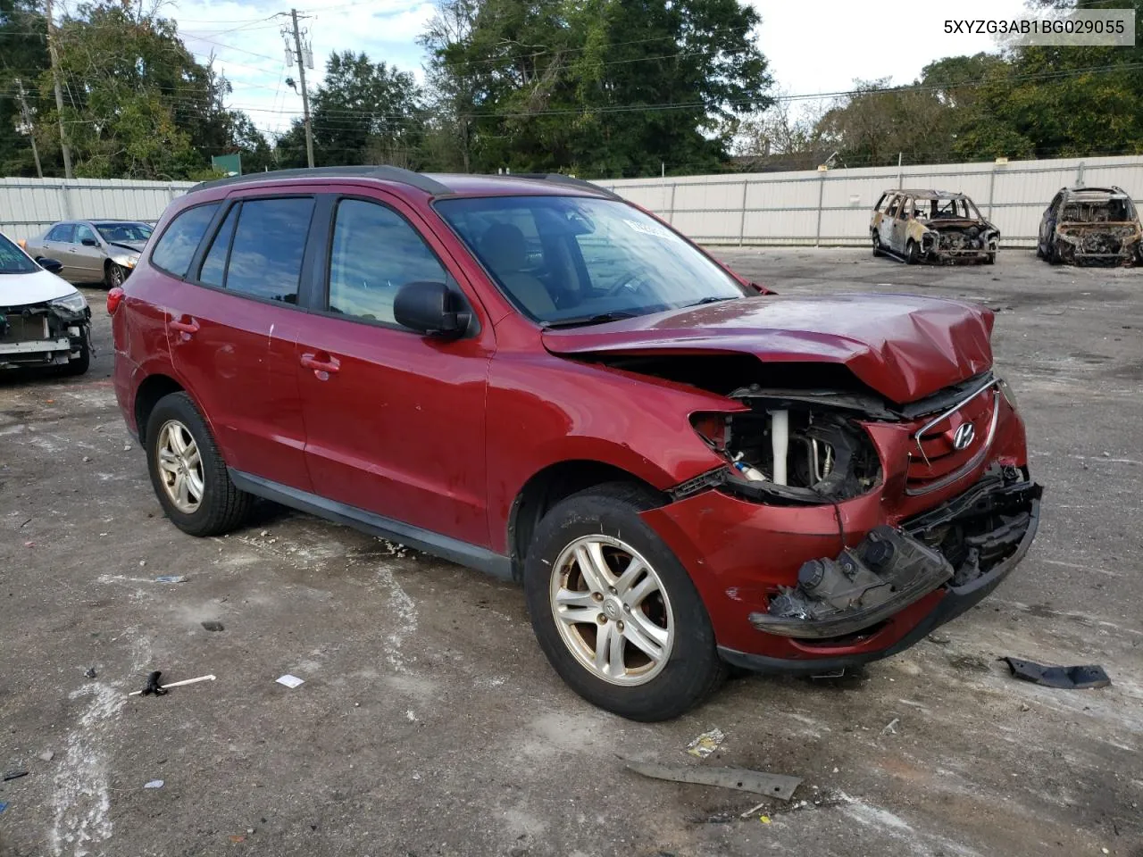 2011 Hyundai Santa Fe Gls VIN: 5XYZG3AB1BG029055 Lot: 74236144