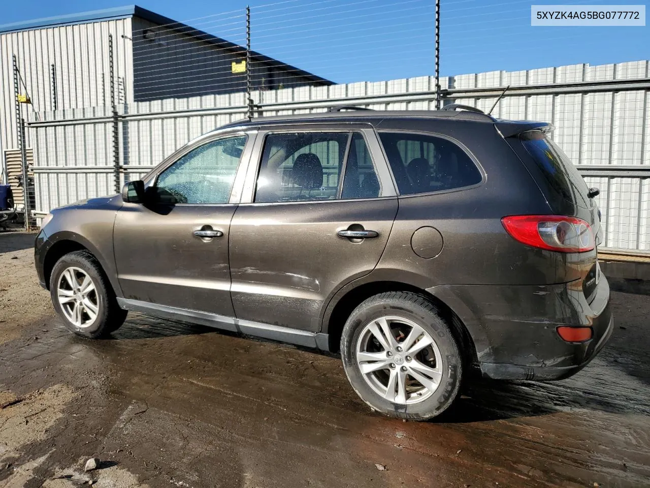 2011 Hyundai Santa Fe Limited VIN: 5XYZK4AG5BG077772 Lot: 74562644