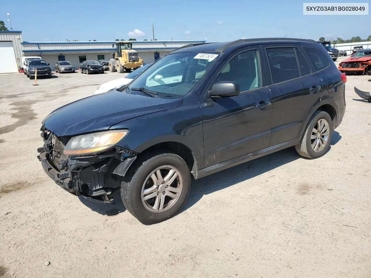 5XYZG3AB1BG028049 2011 Hyundai Santa Fe Gls