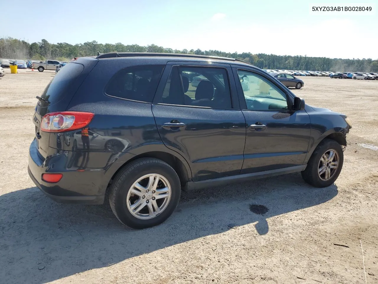 5XYZG3AB1BG028049 2011 Hyundai Santa Fe Gls