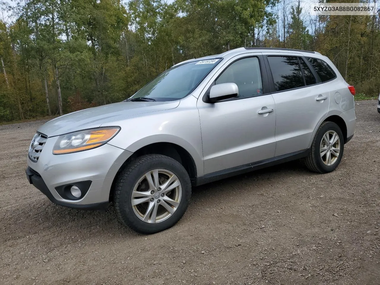 2011 Hyundai Santa Fe Gls VIN: 5XYZG3AB8BG082867 Lot: 75419734