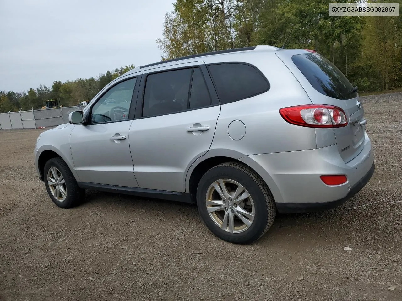 5XYZG3AB8BG082867 2011 Hyundai Santa Fe Gls