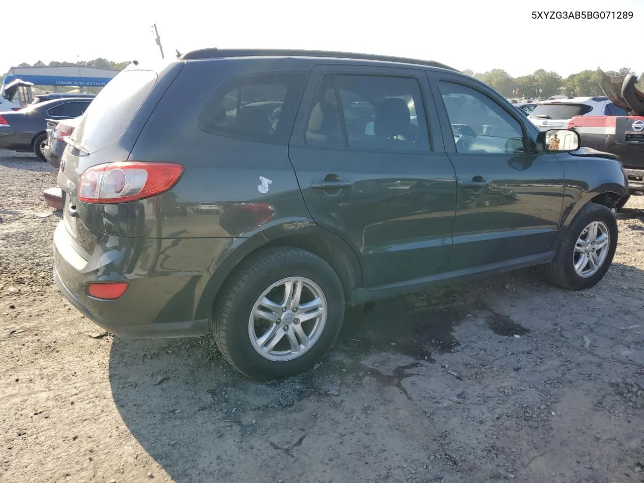 2011 Hyundai Santa Fe Gls VIN: 5XYZG3AB5BG071289 Lot: 75486724