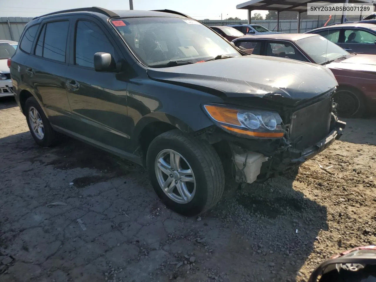 2011 Hyundai Santa Fe Gls VIN: 5XYZG3AB5BG071289 Lot: 75486724