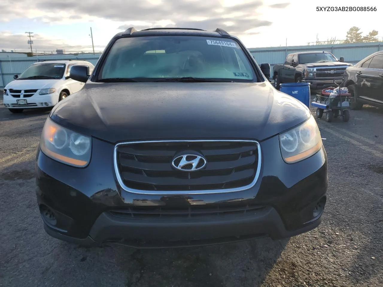 2011 Hyundai Santa Fe Gls VIN: 5XYZG3AB2BG088566 Lot: 75649164