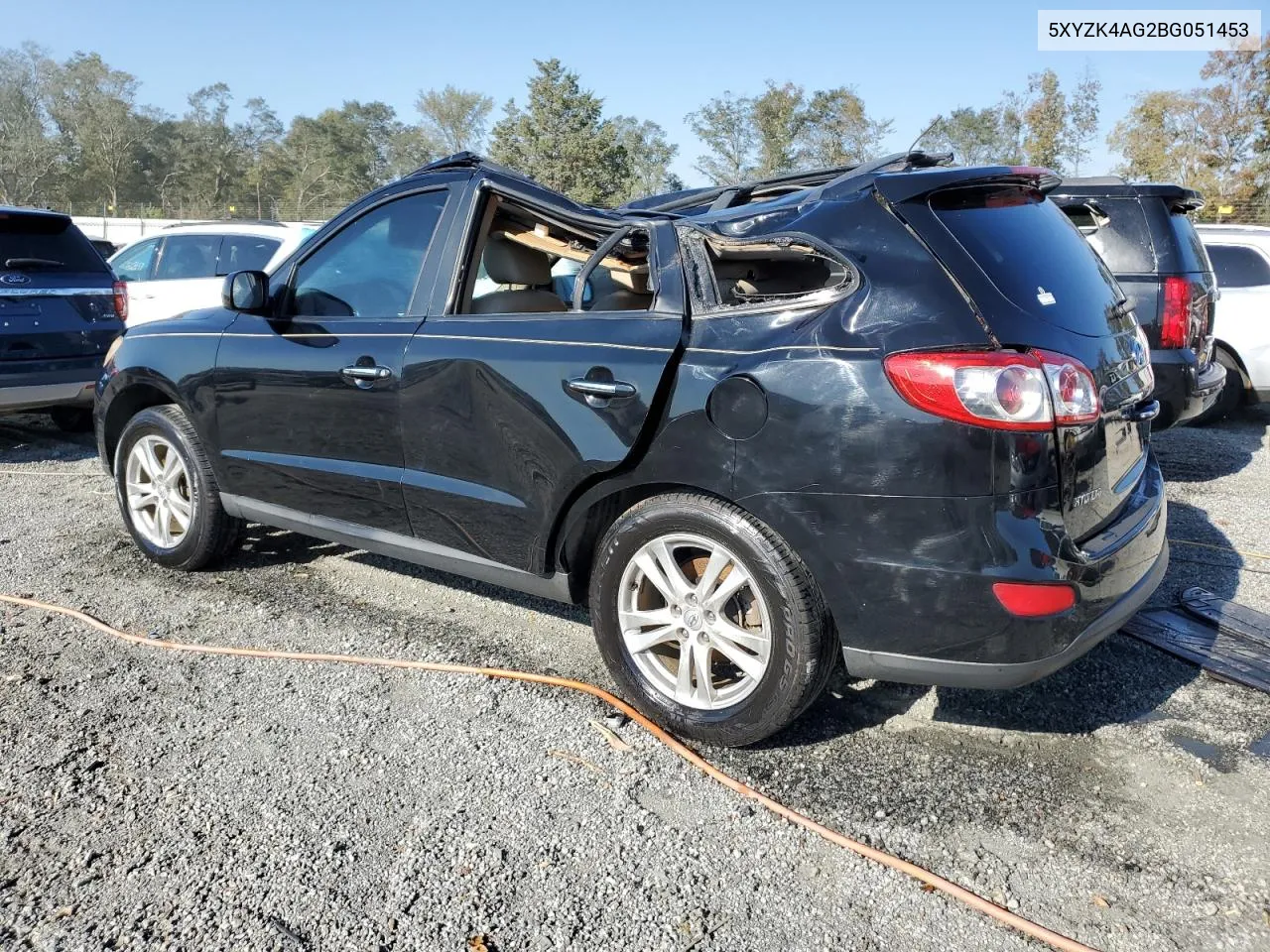 2011 Hyundai Santa Fe Limited VIN: 5XYZK4AG2BG051453 Lot: 75745394