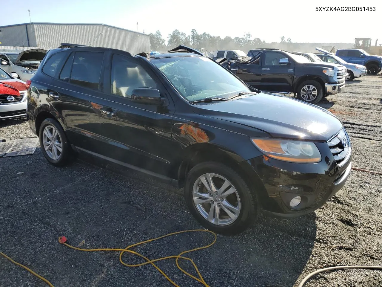 2011 Hyundai Santa Fe Limited VIN: 5XYZK4AG2BG051453 Lot: 75745394