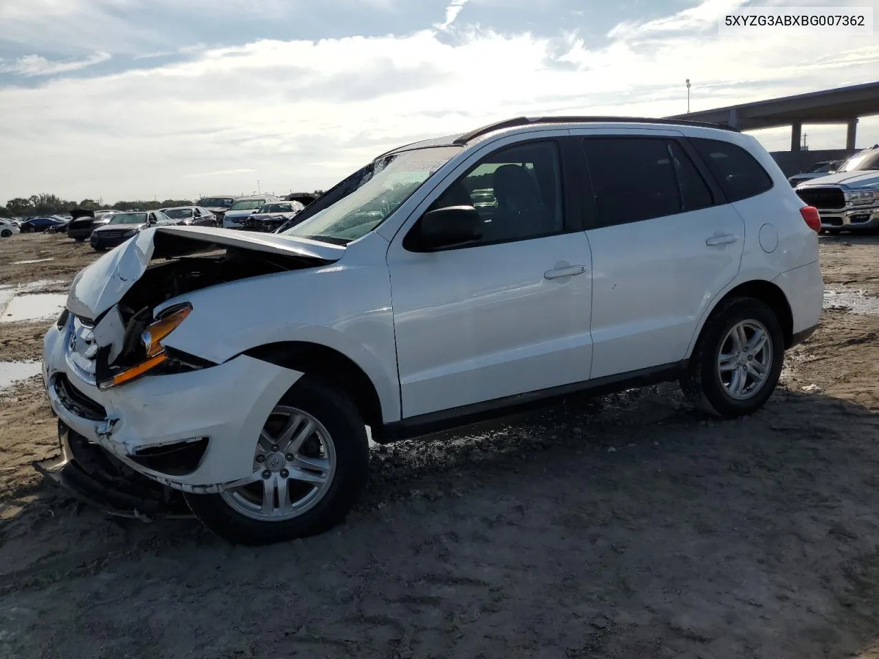 2011 Hyundai Santa Fe Gls VIN: 5XYZG3ABXBG007362 Lot: 76129374