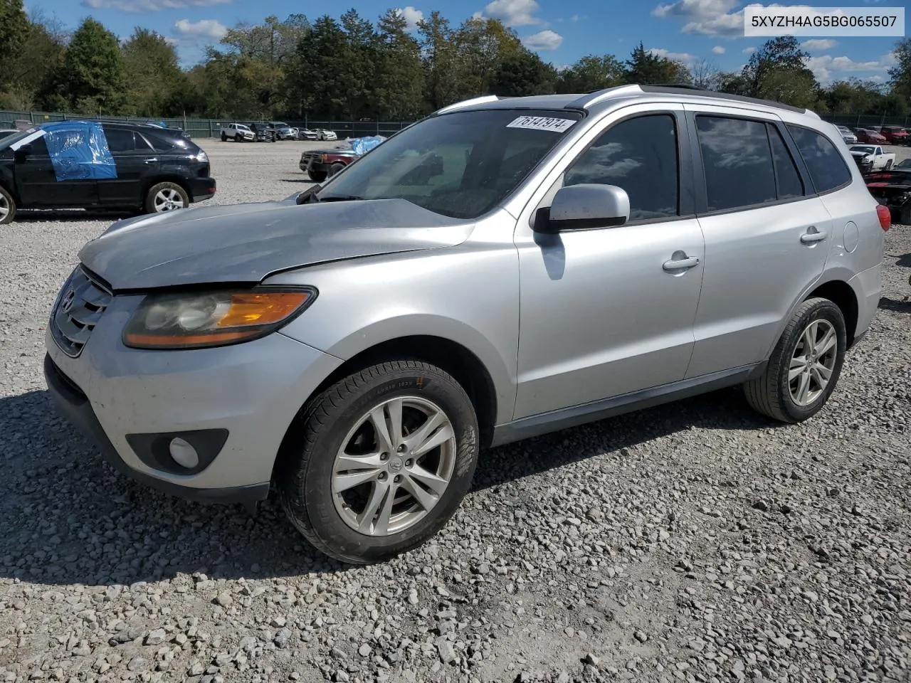 2011 Hyundai Santa Fe Se VIN: 5XYZH4AG5BG065507 Lot: 76147974