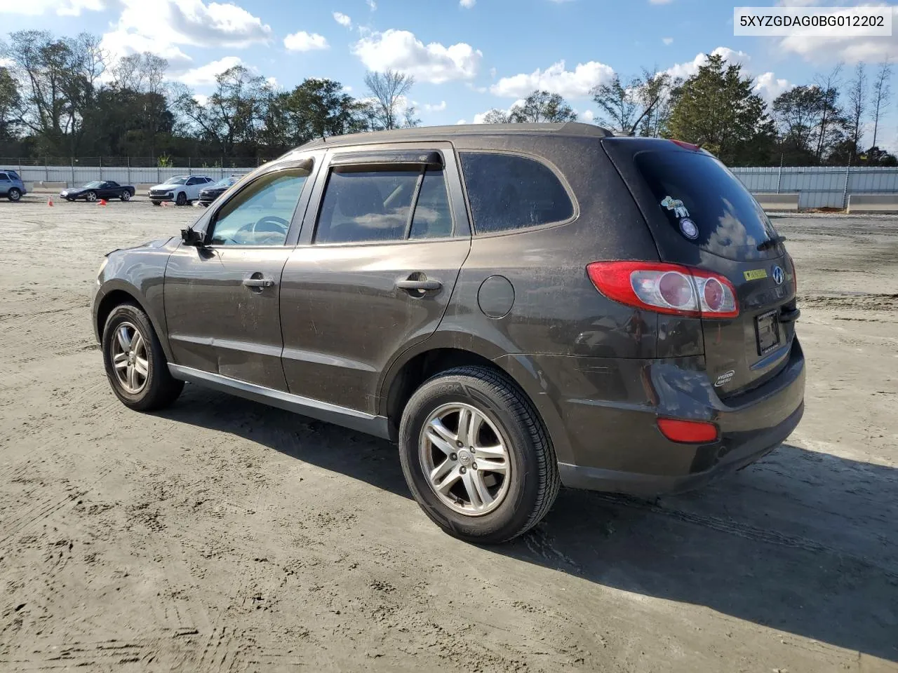 2011 Hyundai Santa Fe Gls VIN: 5XYZGDAG0BG012202 Lot: 76364974