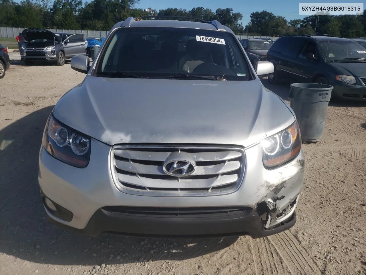 2011 Hyundai Santa Fe Se VIN: 5XYZH4AG3BG018315 Lot: 76496954