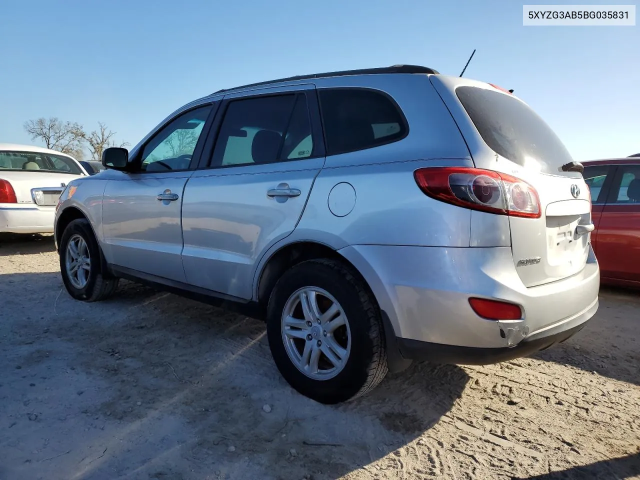 5XYZG3AB5BG035831 2011 Hyundai Santa Fe Gls