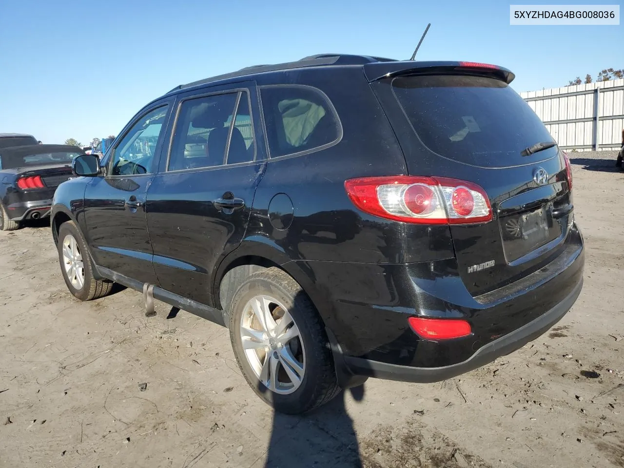 2011 Hyundai Santa Fe Se VIN: 5XYZHDAG4BG008036 Lot: 76669924