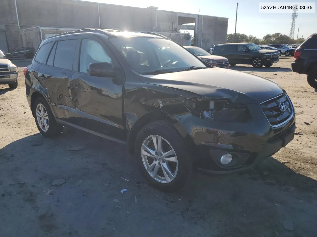 2011 Hyundai Santa Fe Se VIN: 5XYZHDAG4BG008036 Lot: 76669924