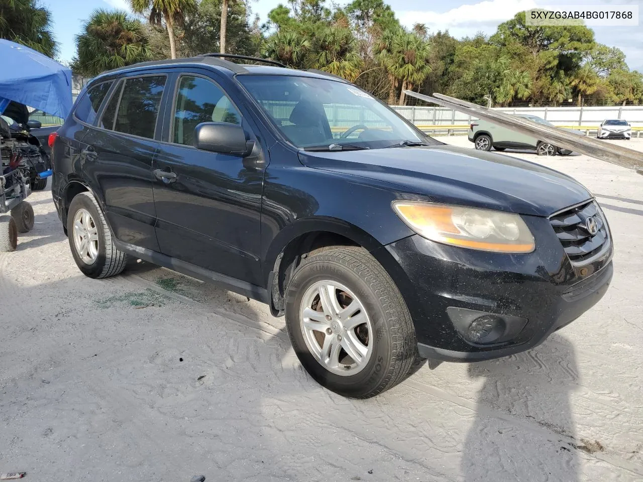 2011 Hyundai Santa Fe Gls VIN: 5XYZG3AB4BG017868 Lot: 76807764