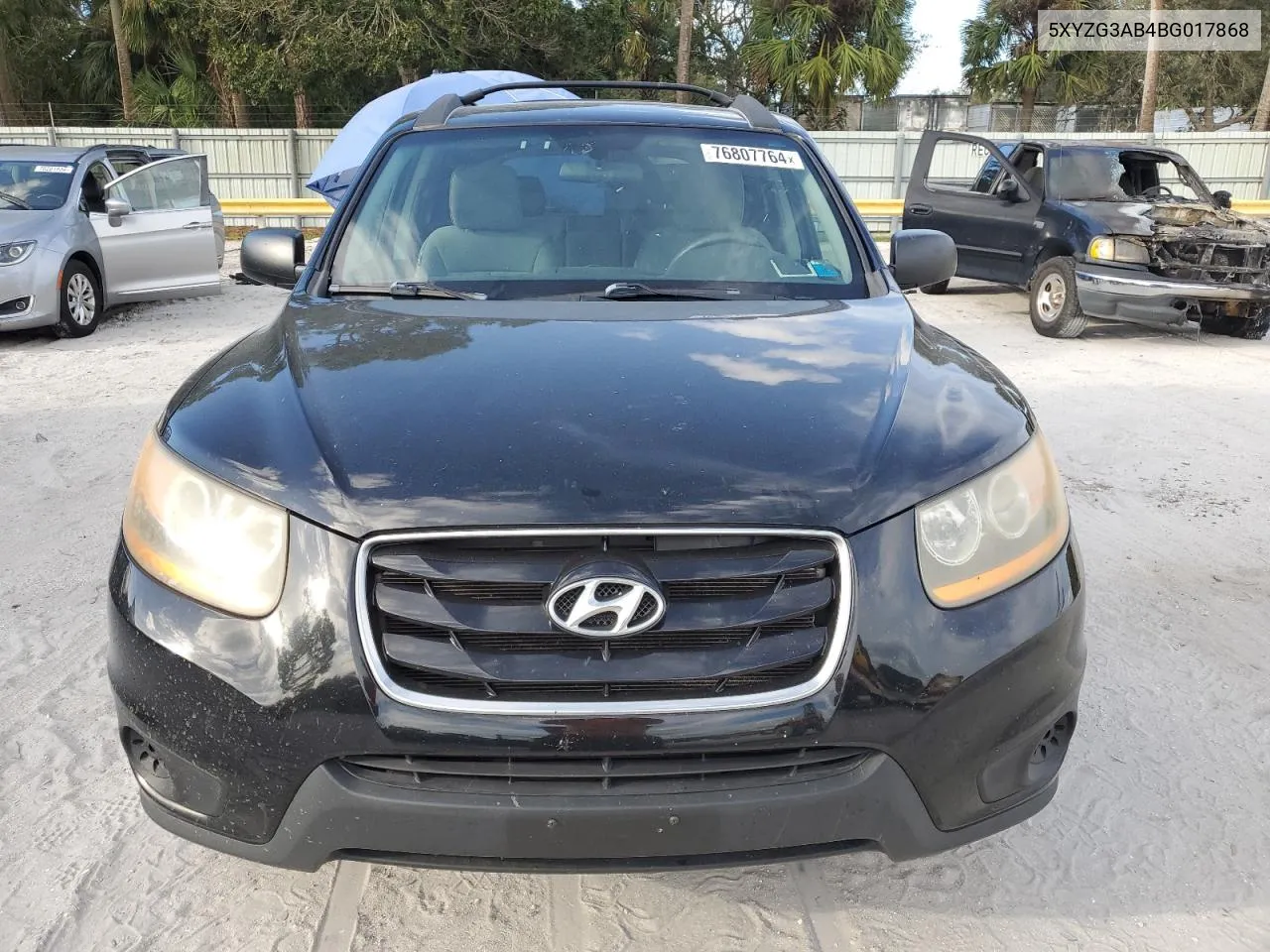 2011 Hyundai Santa Fe Gls VIN: 5XYZG3AB4BG017868 Lot: 76807764