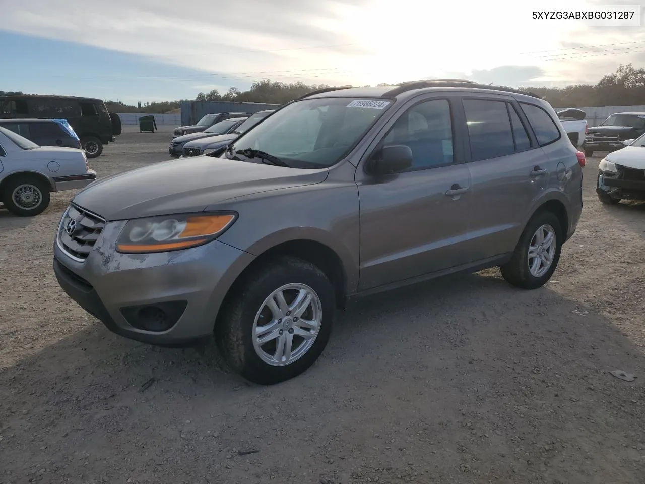 2011 Hyundai Santa Fe Gls VIN: 5XYZG3ABXBG031287 Lot: 76986224