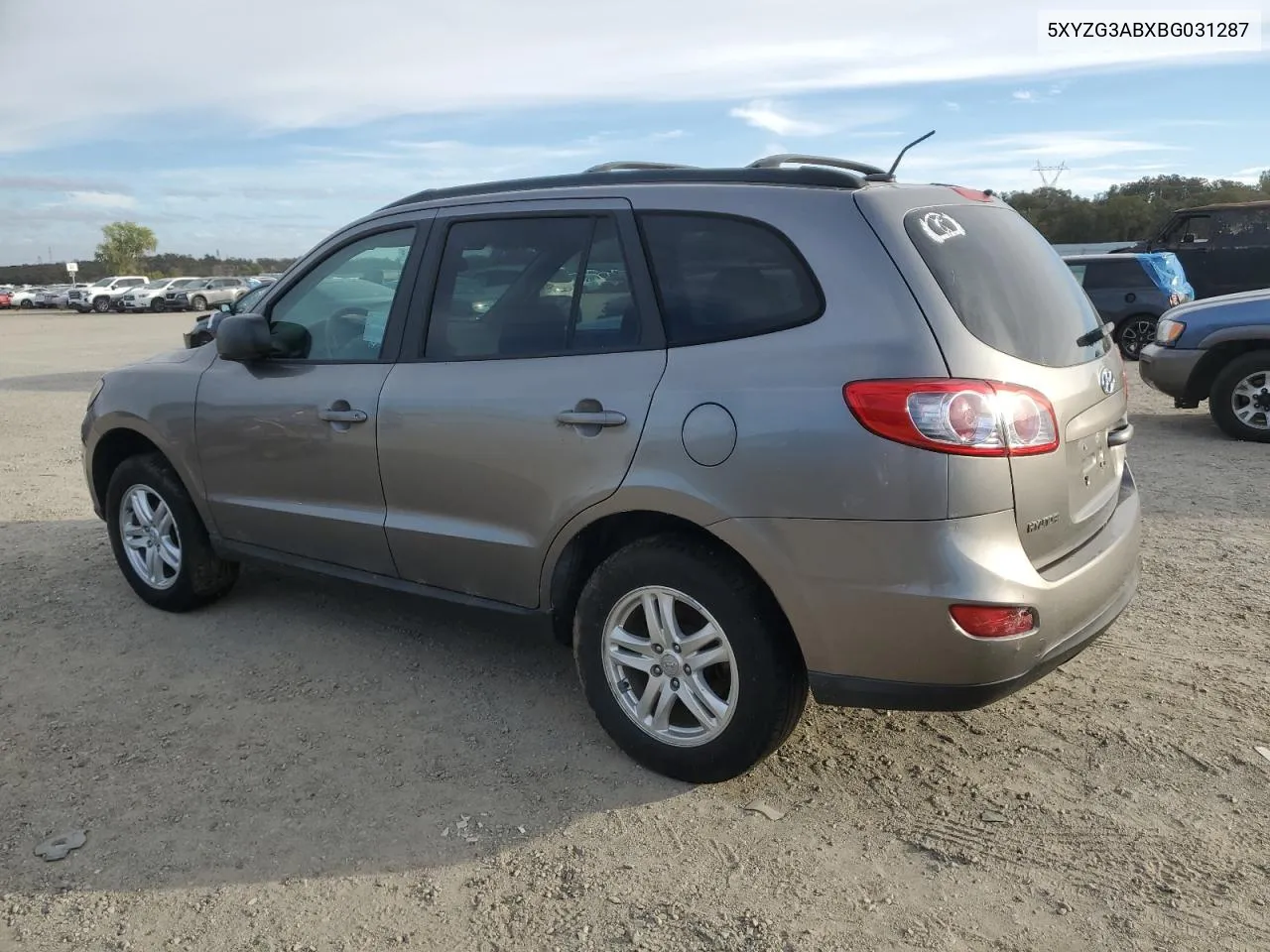 2011 Hyundai Santa Fe Gls VIN: 5XYZG3ABXBG031287 Lot: 76986224