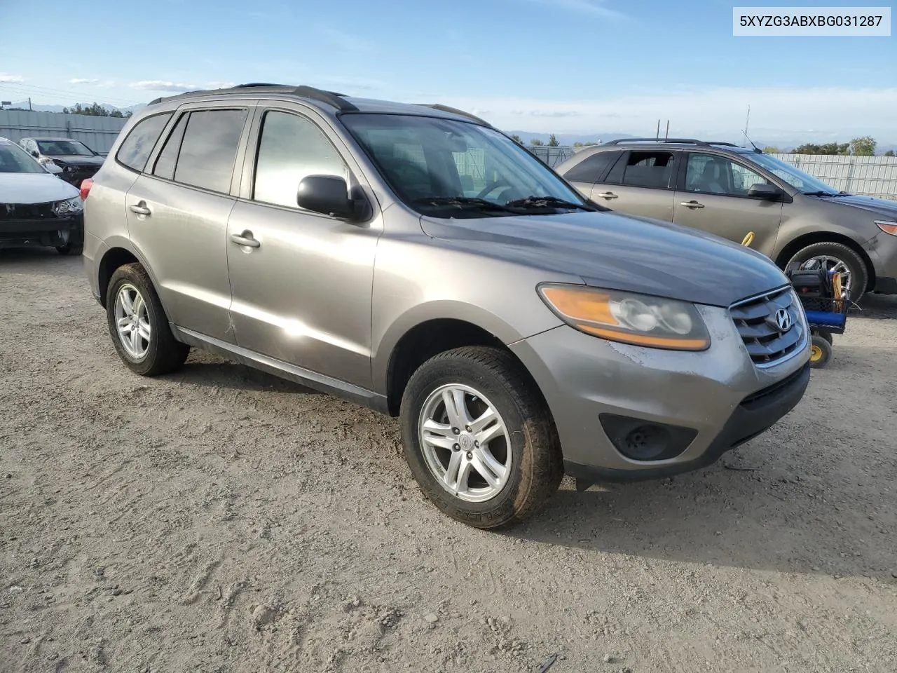 2011 Hyundai Santa Fe Gls VIN: 5XYZG3ABXBG031287 Lot: 76986224