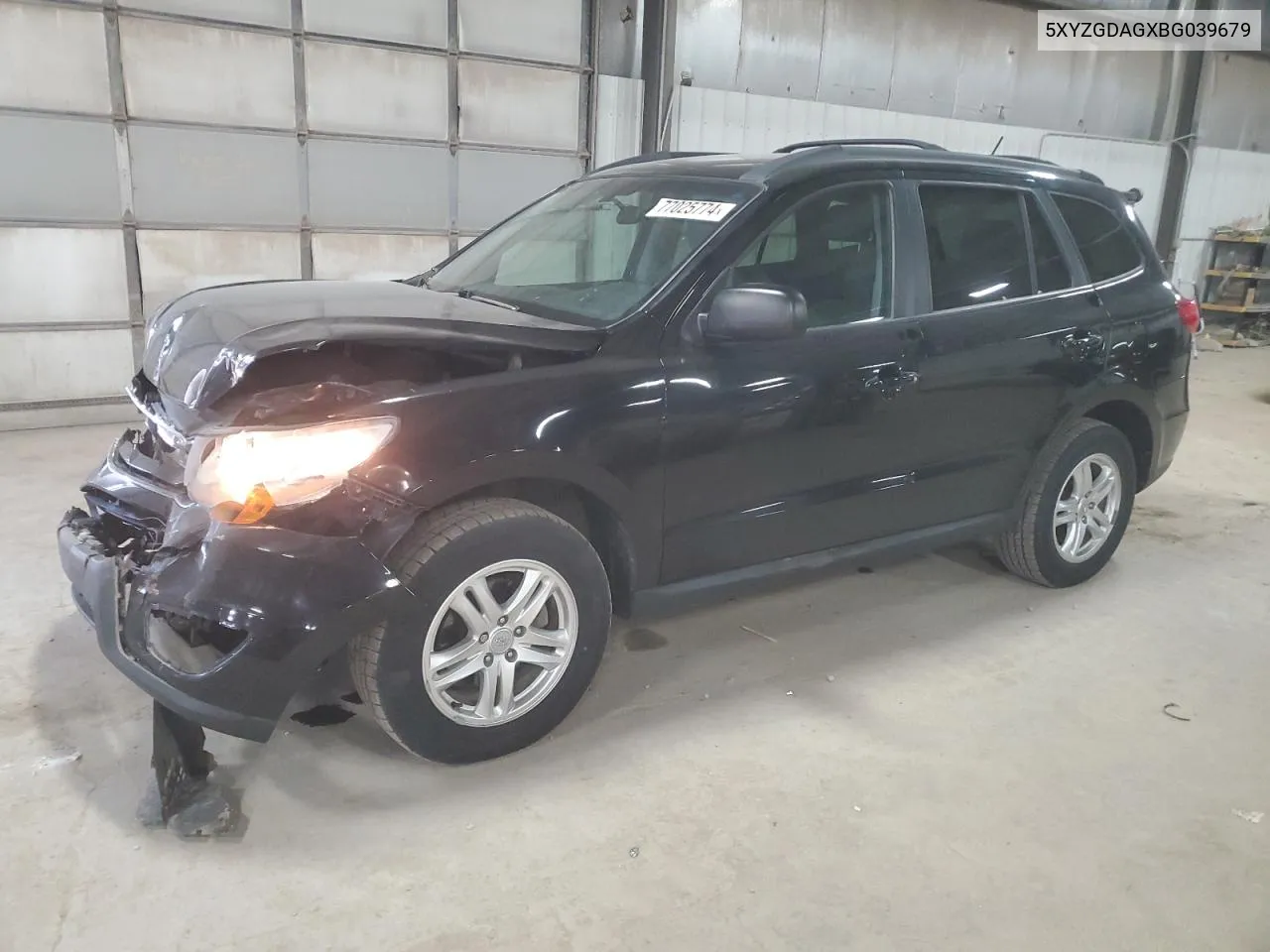 2011 Hyundai Santa Fe Gls VIN: 5XYZGDAGXBG039679 Lot: 77025774