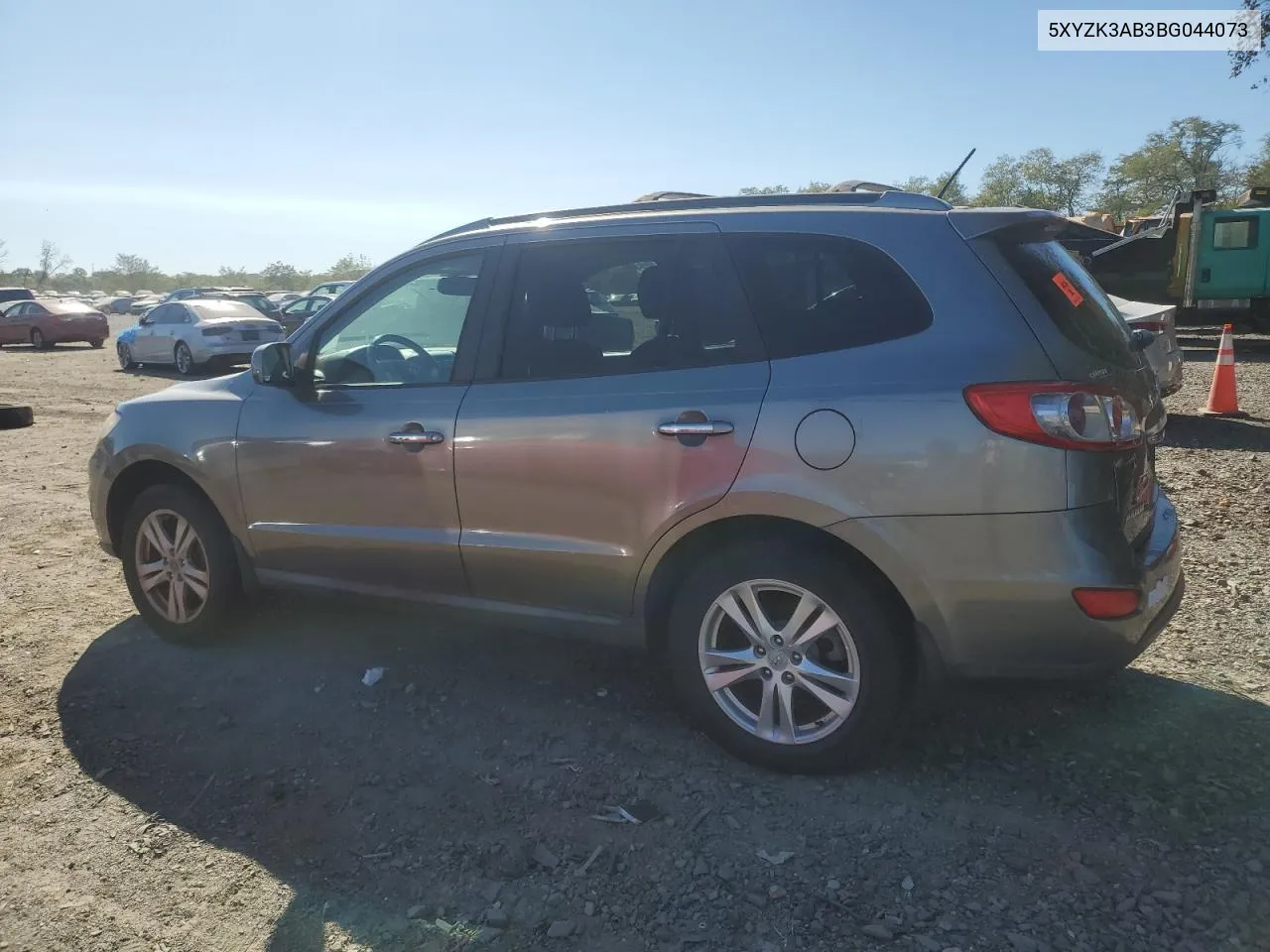 2011 Hyundai Santa Fe Limited VIN: 5XYZK3AB3BG044073 Lot: 77100334