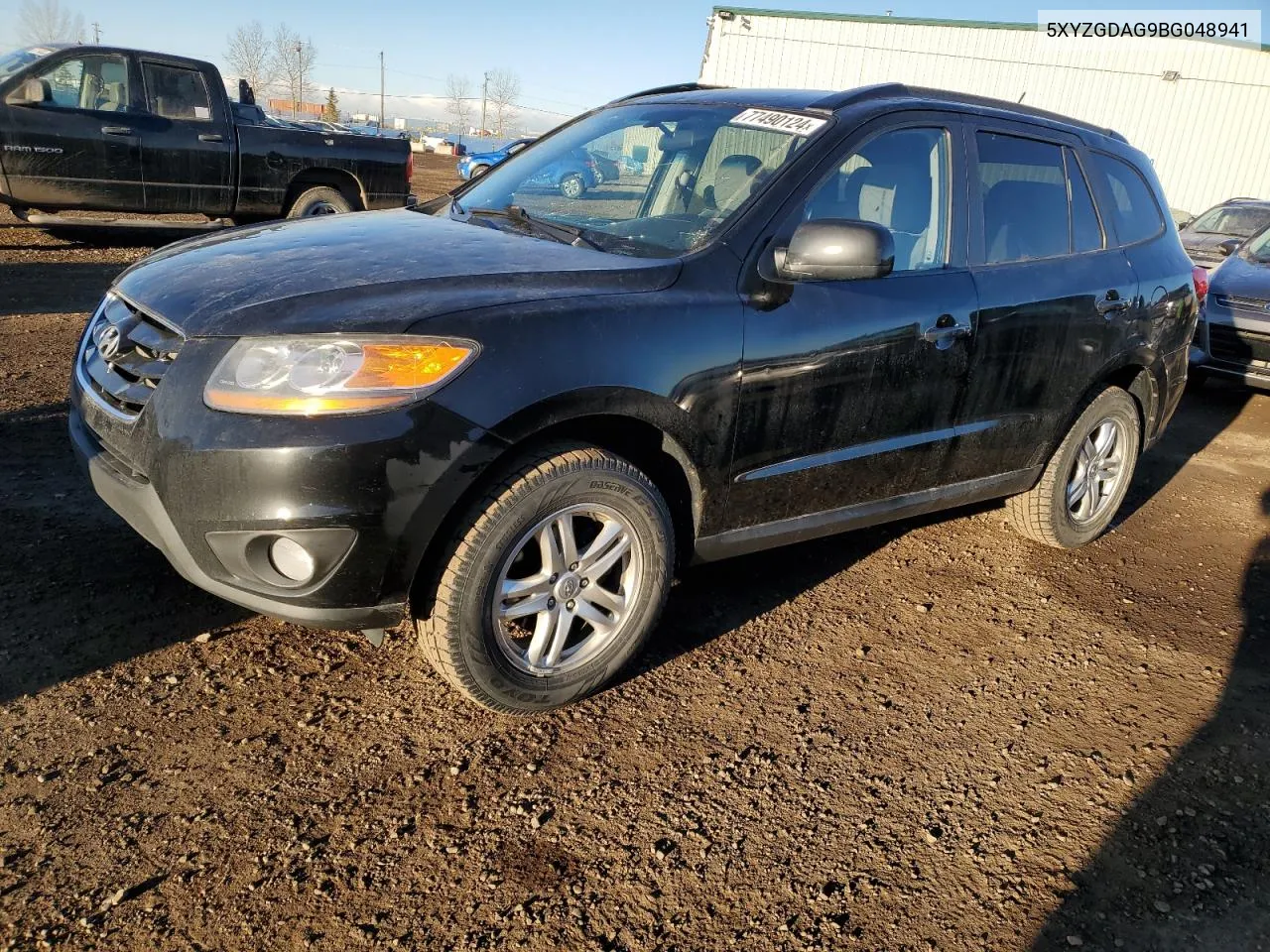 2011 Hyundai Santa Fe Gls VIN: 5XYZGDAG9BG048941 Lot: 77490124