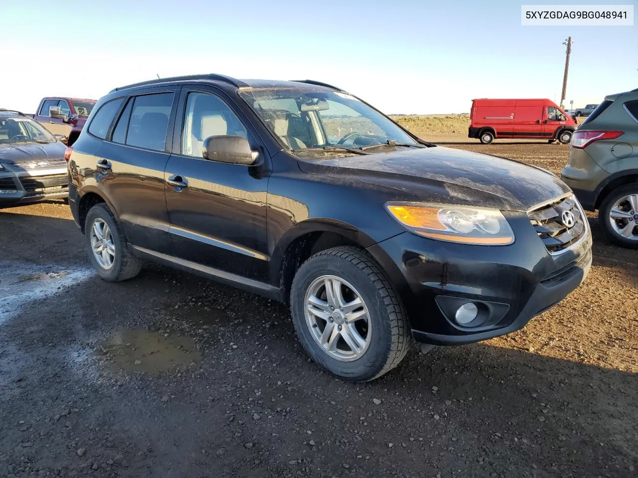 2011 Hyundai Santa Fe Gls VIN: 5XYZGDAG9BG048941 Lot: 77490124