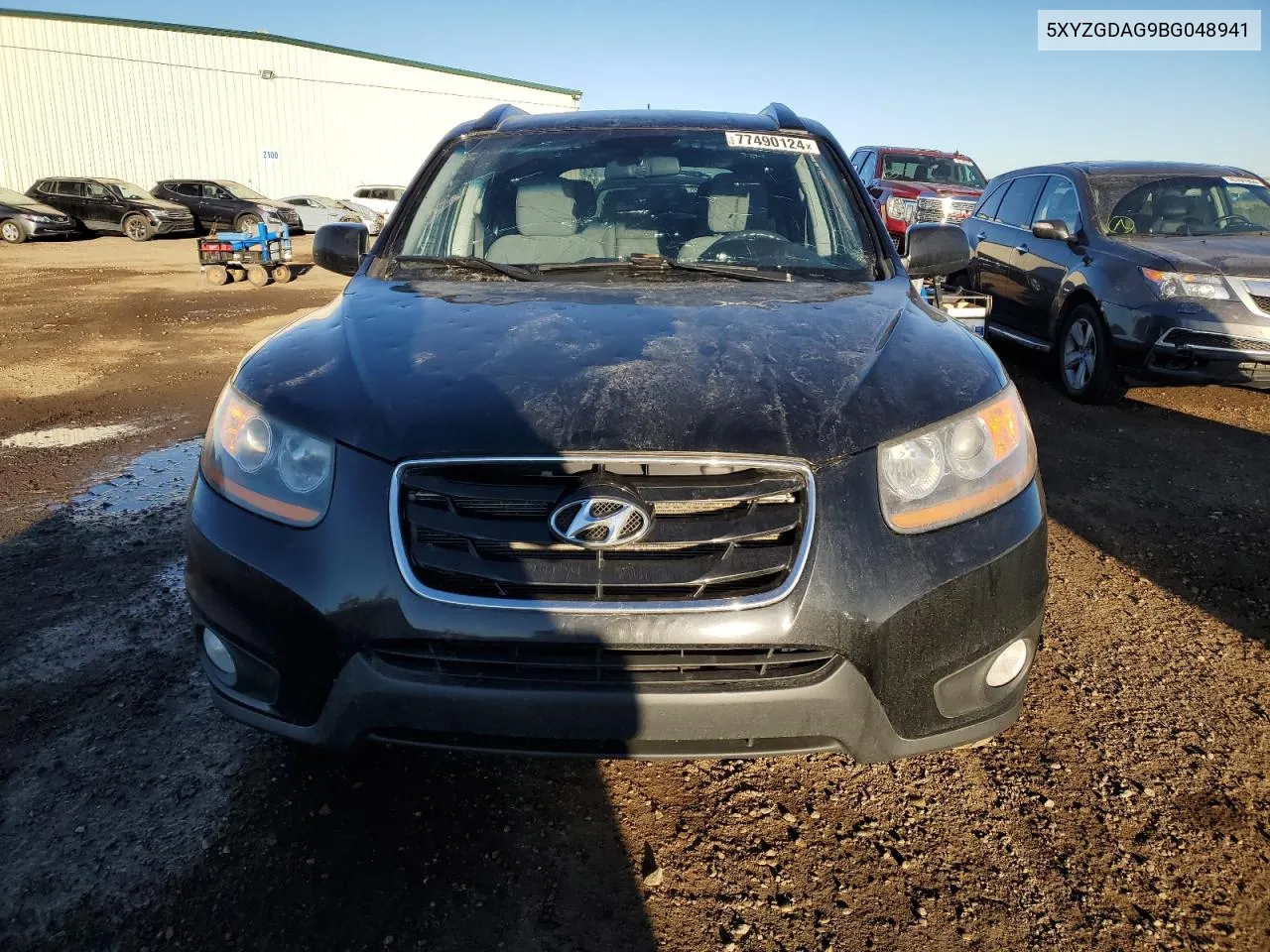 2011 Hyundai Santa Fe Gls VIN: 5XYZGDAG9BG048941 Lot: 77490124