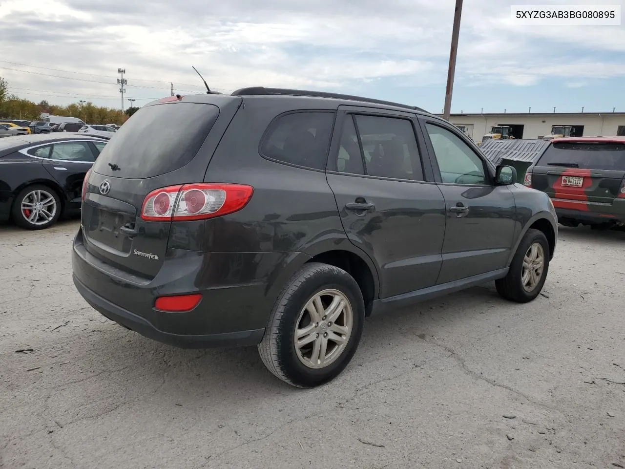 2011 Hyundai Santa Fe Gls VIN: 5XYZG3AB3BG080895 Lot: 77544584