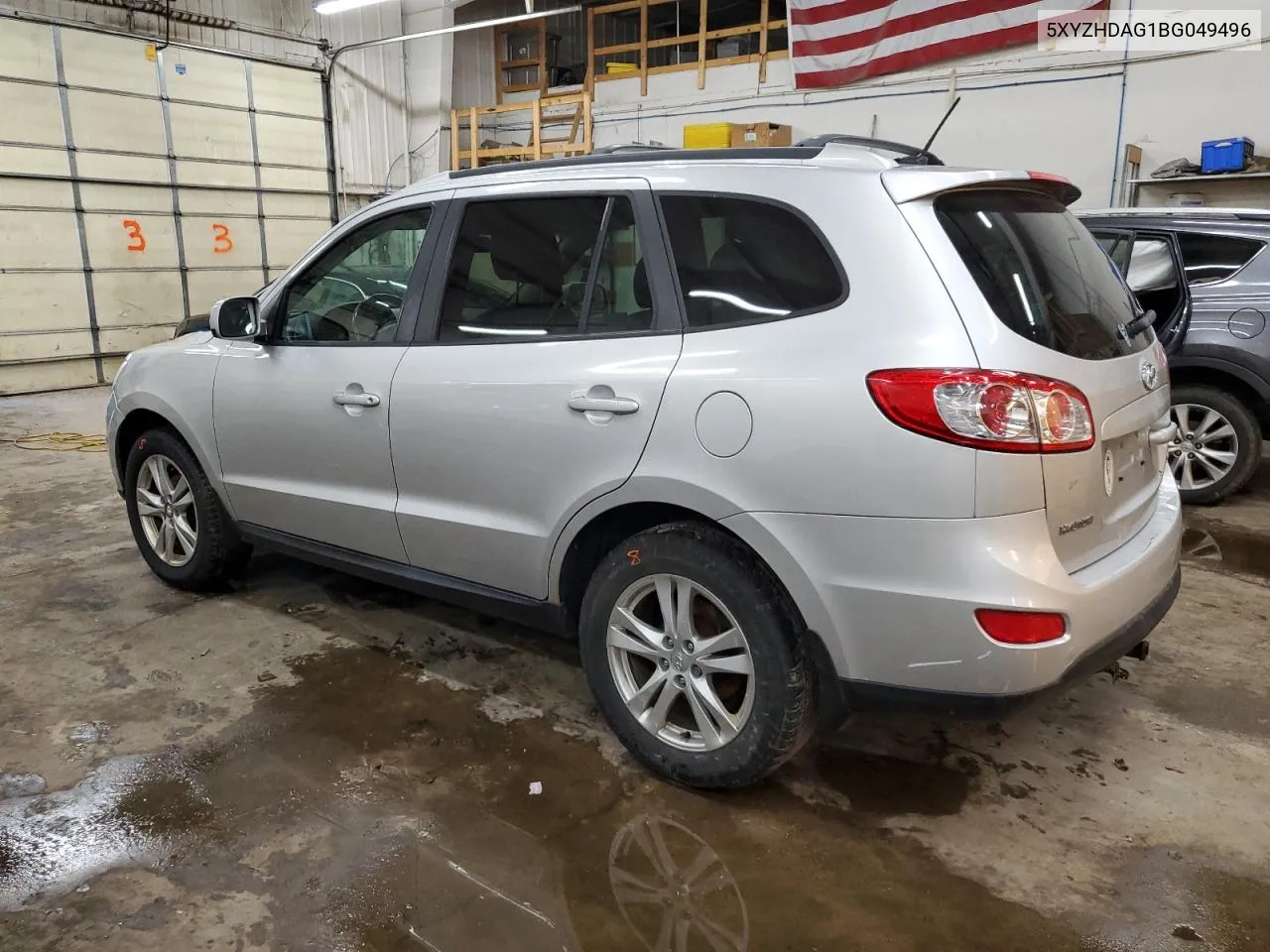 2011 Hyundai Santa Fe Se VIN: 5XYZHDAG1BG049496 Lot: 77845194