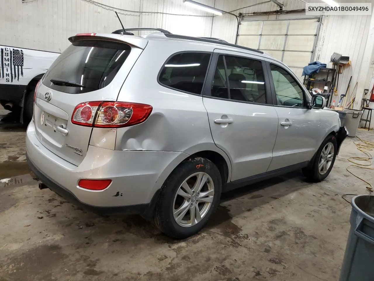 2011 Hyundai Santa Fe Se VIN: 5XYZHDAG1BG049496 Lot: 77845194