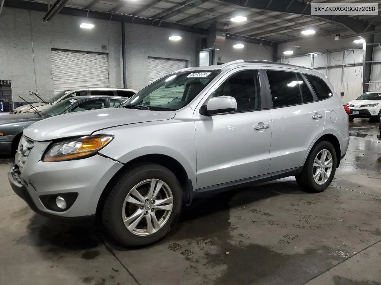 2011 Hyundai Santa Fe Limited VIN: 5XYZKDAG0BG072088 Lot: 78545674