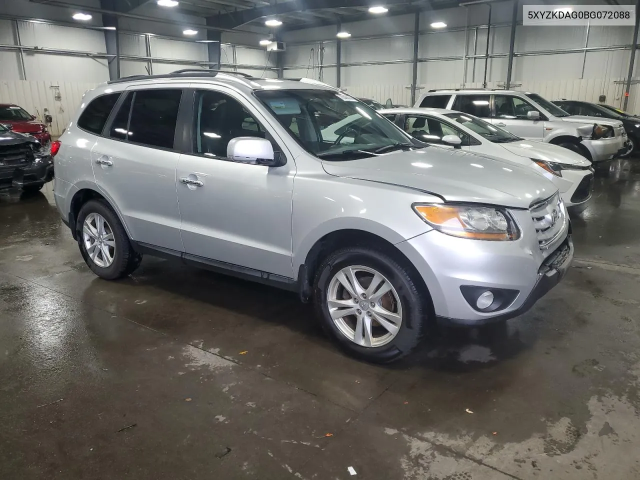 2011 Hyundai Santa Fe Limited VIN: 5XYZKDAG0BG072088 Lot: 78545674