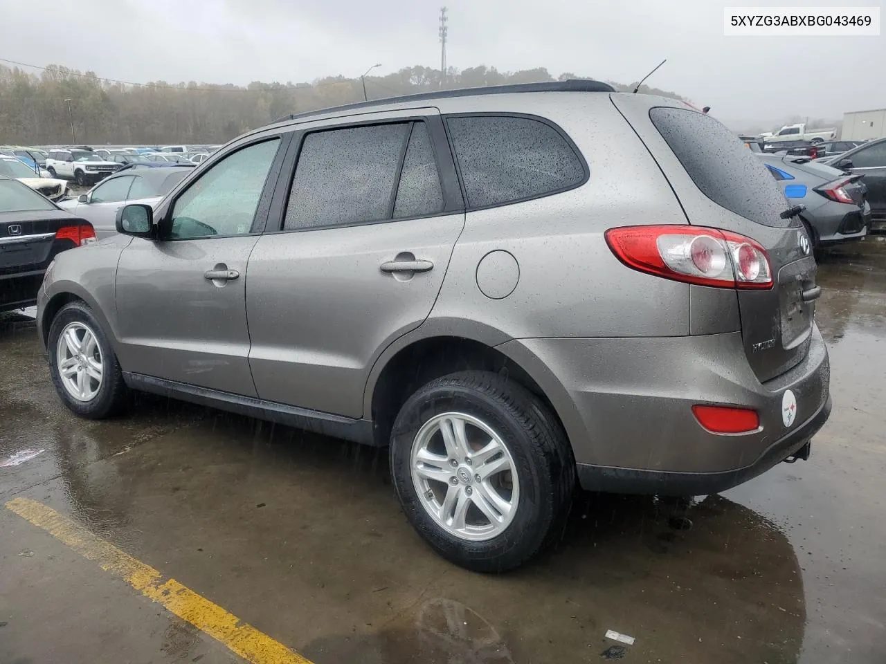 2011 Hyundai Santa Fe Gls VIN: 5XYZG3ABXBG043469 Lot: 78755344