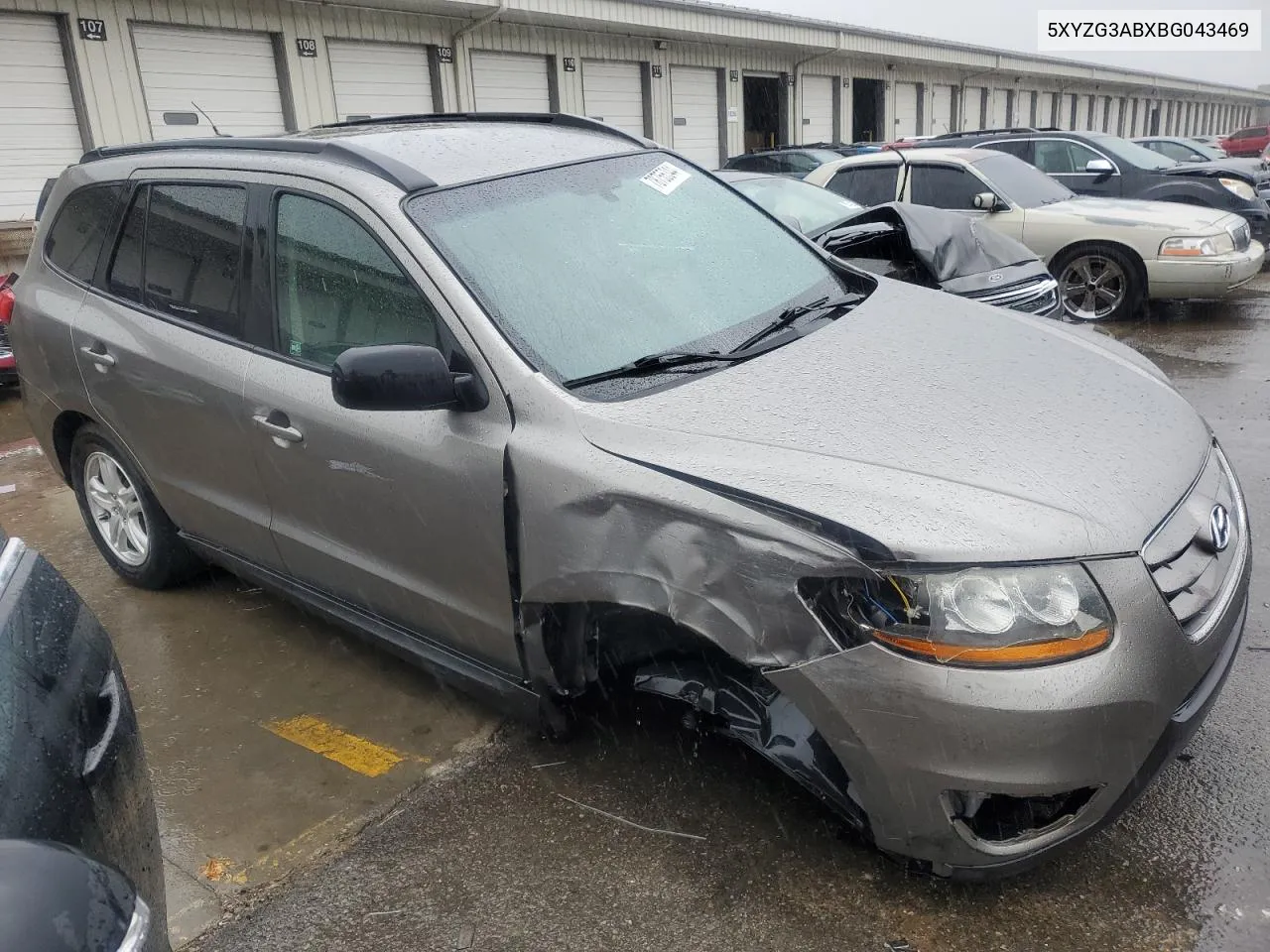 2011 Hyundai Santa Fe Gls VIN: 5XYZG3ABXBG043469 Lot: 78755344