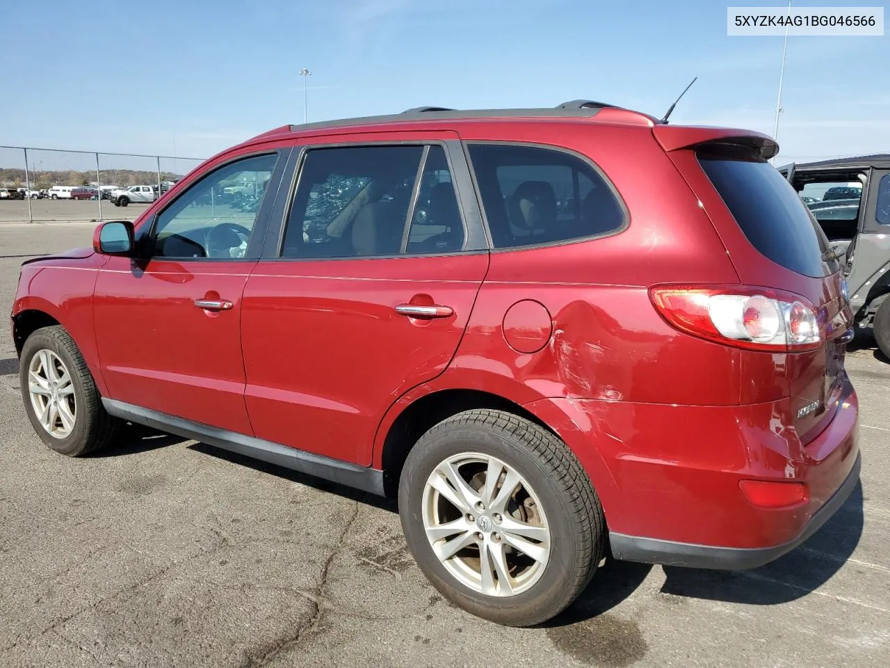 2011 Hyundai Santa Fe Limited VIN: 5XYZK4AG1BG046566 Lot: 78759074