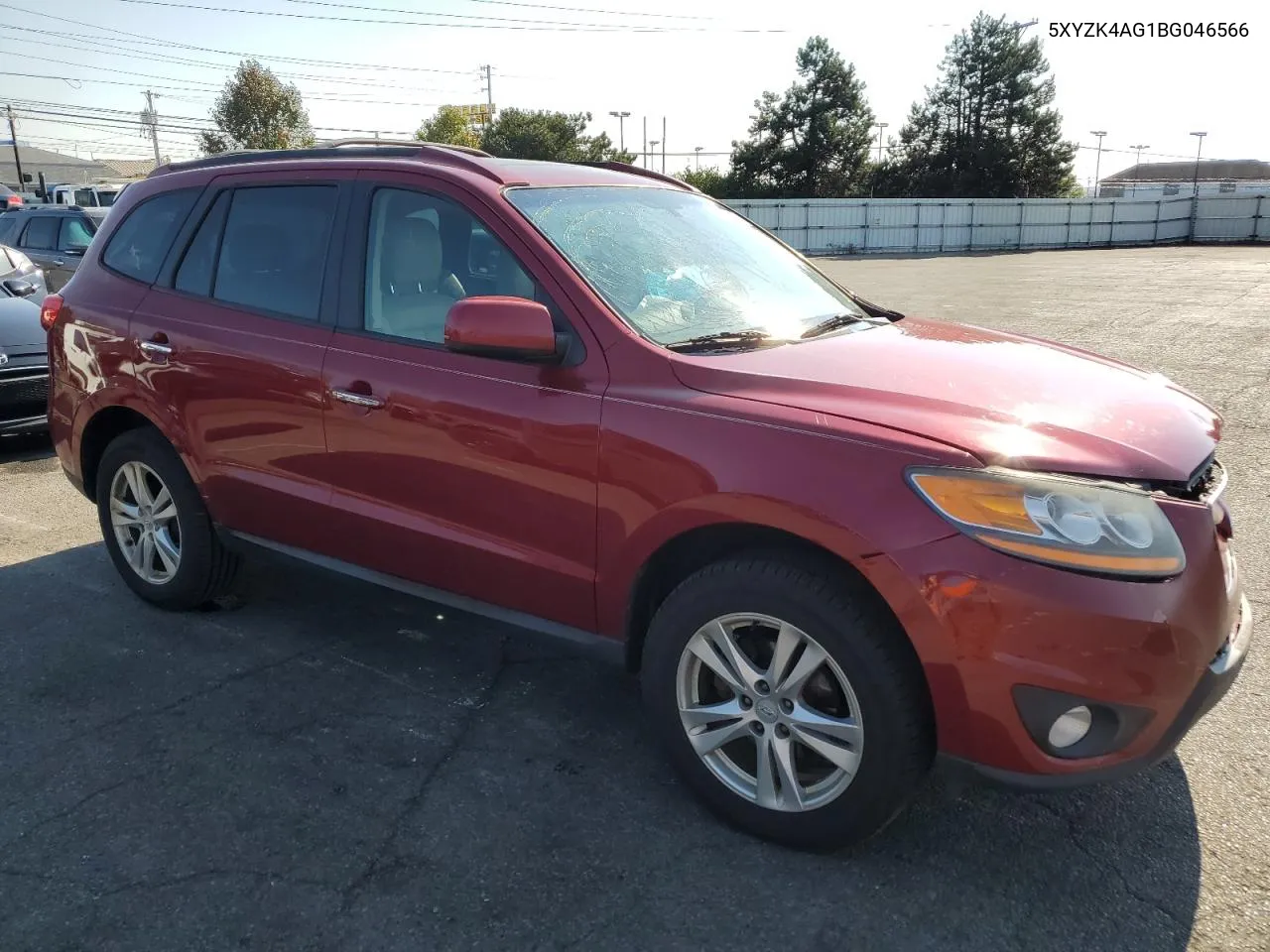 2011 Hyundai Santa Fe Limited VIN: 5XYZK4AG1BG046566 Lot: 78759074